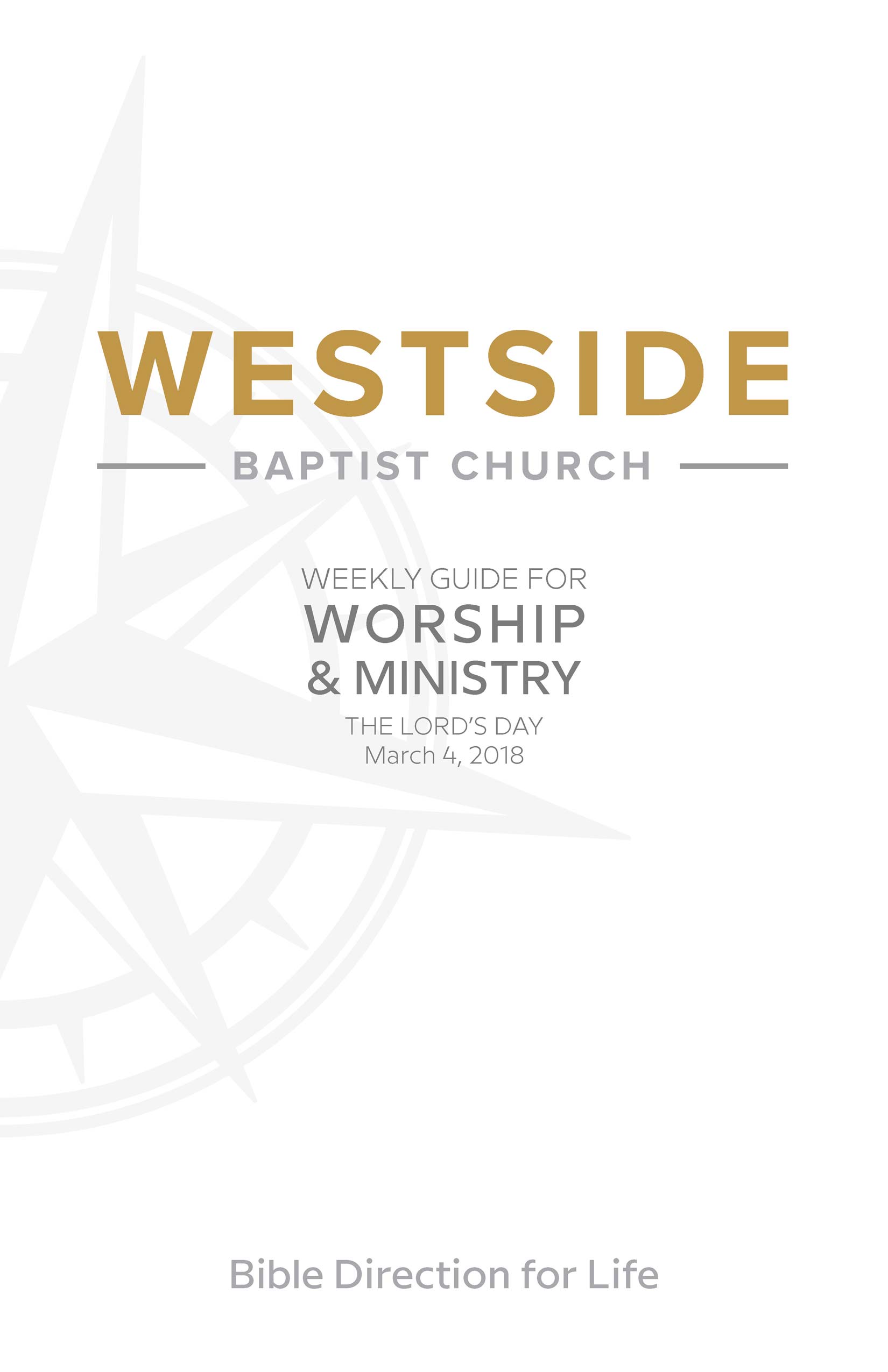 Read more about the article Weekly Guide for Worship and Ministry—March 4
