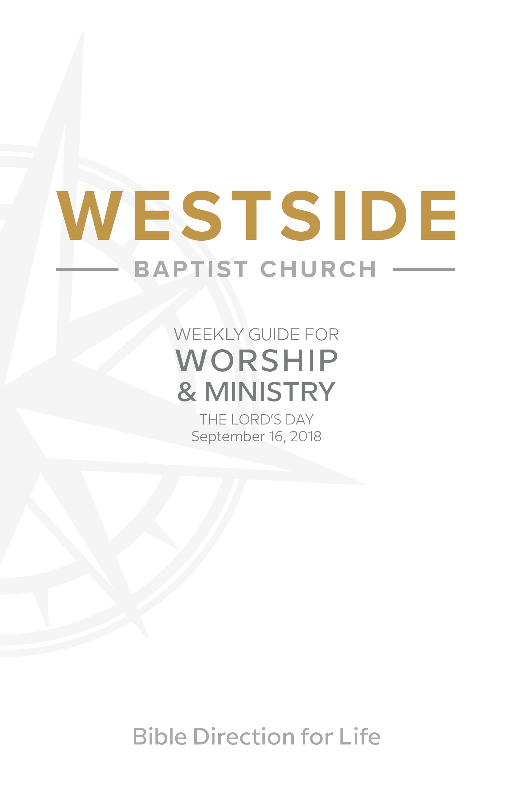 Read more about the article Weekly Guide for Worship and Ministry—September 16