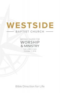 Read more about the article Weekly Guide for Worship and Ministry—October 7