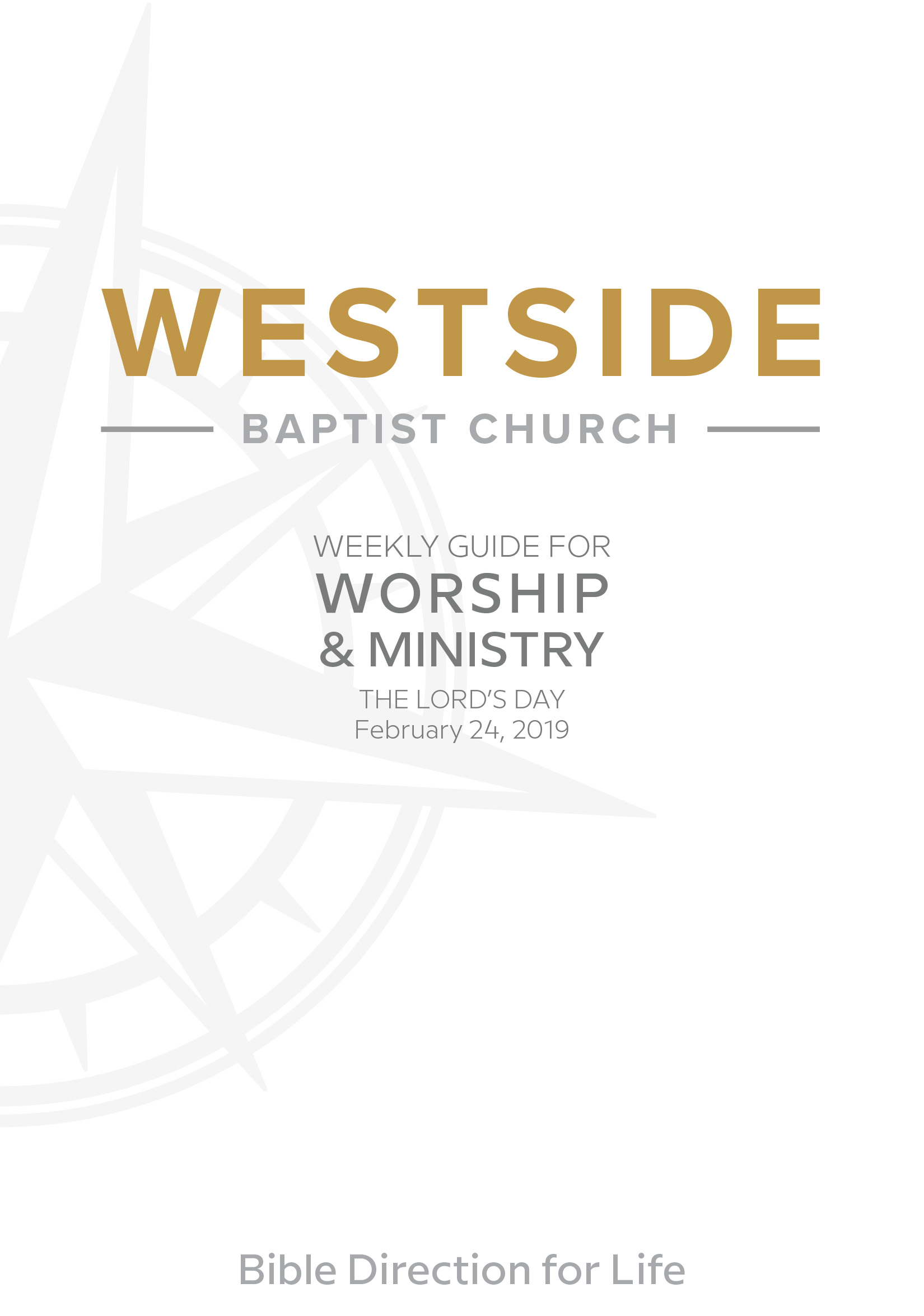 Read more about the article Weekly Guide for Worship and Ministry—February 24